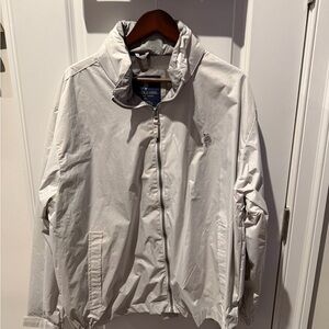 U.S. Polo Assn. Men's White Windbreaker Jacket